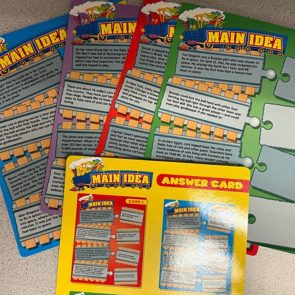 TRICKY TRACKS MAIN IDEA LEARNING GAME AGES 7 AND UP - Picture 5 of 11